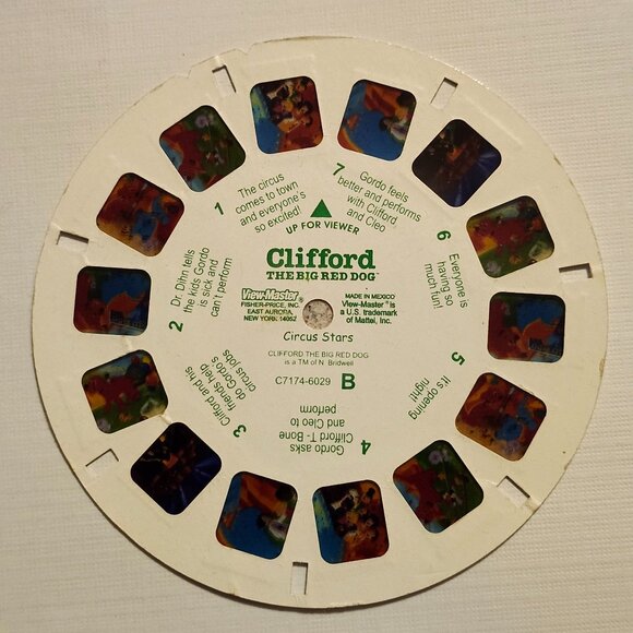 VINTAGE Clifford The Big Red Dog View Master Reels Lot of 3 - Picture 3 of 5